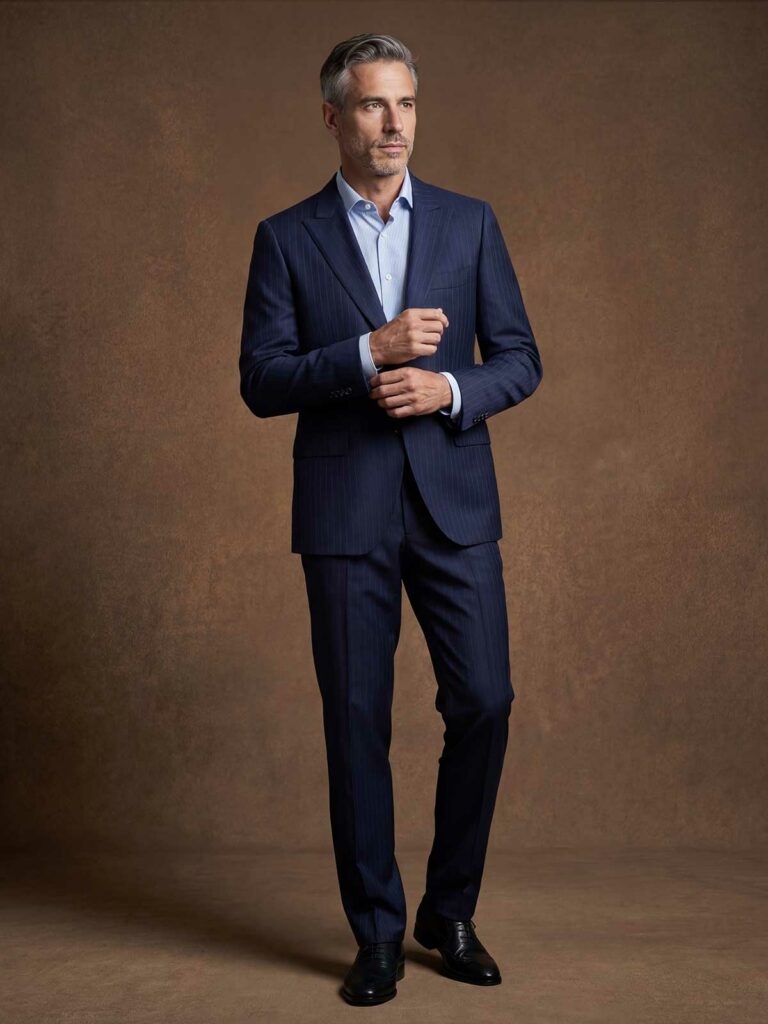 کت و شلوار راه راه